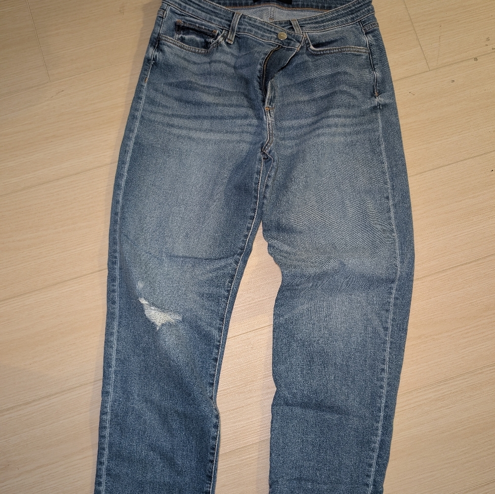 Joes Distressed Blue Denim Jeans
